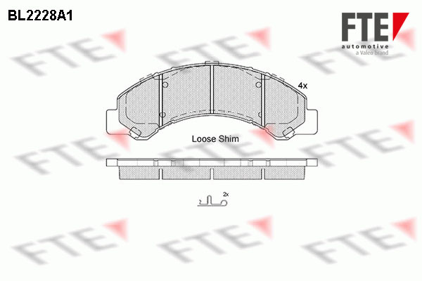 Remblokset FTE BL2228A1