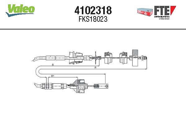 Koppelingskabel FTE 4102318