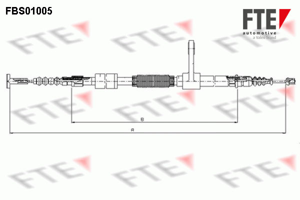 Handremkabel FTE 9250001