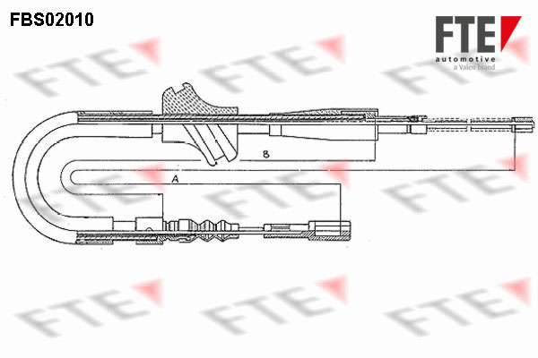 Handremkabel FTE FBS02010