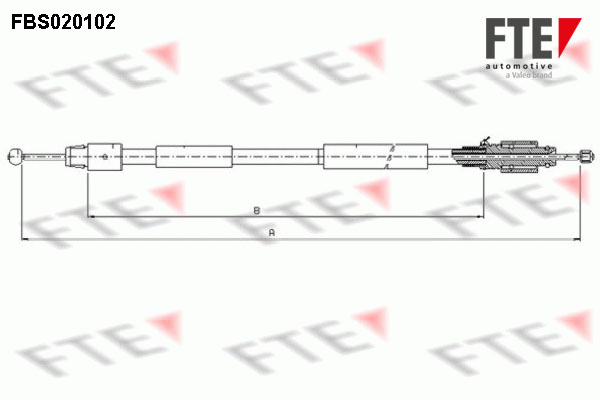 Handremkabel FTE FBS020102