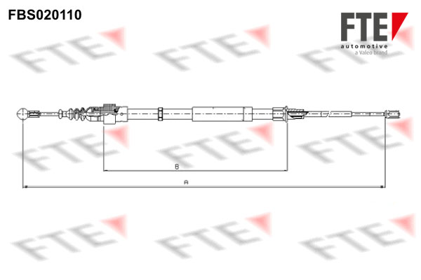 Handremkabel FTE FBS020110