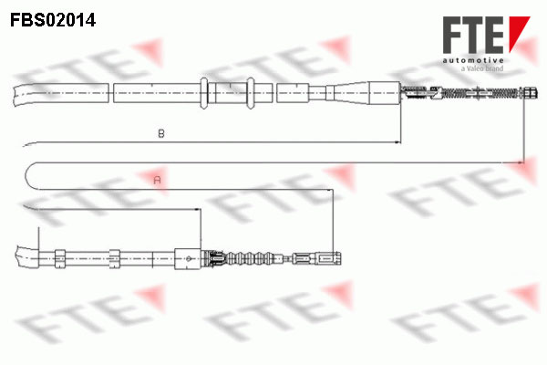 Handremkabel FTE 9250030