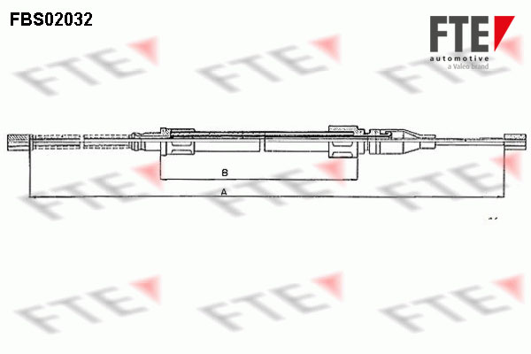 Handremkabel FTE FBS02032