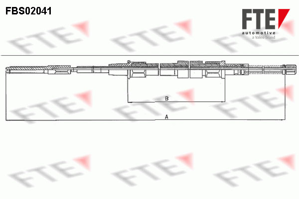 Handremkabel FTE FBS02041