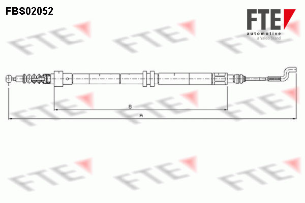 Handremkabel FTE 9250055