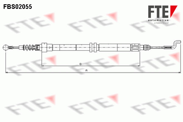 Handremkabel FTE 9250058