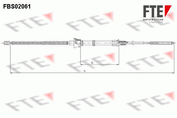 Handremkabel FTE FBS02061