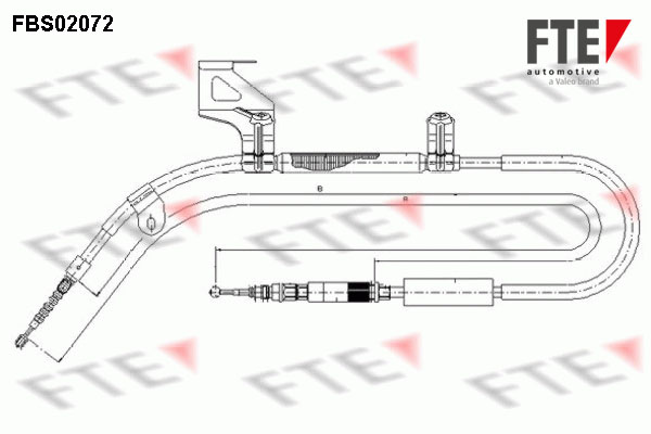 Handremkabel FTE FBS02072