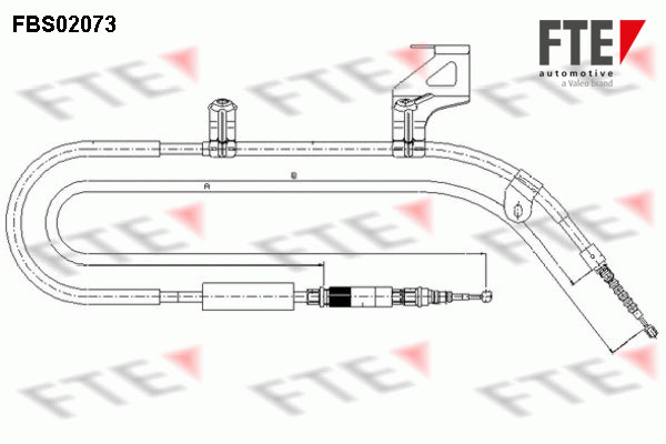 Handremkabel FTE 9250074