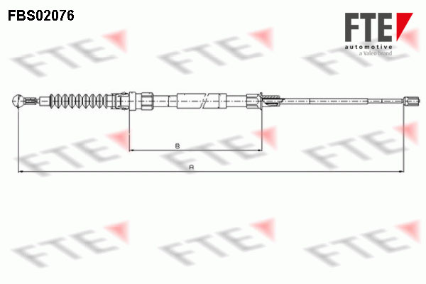 Handremkabel FTE 9250077