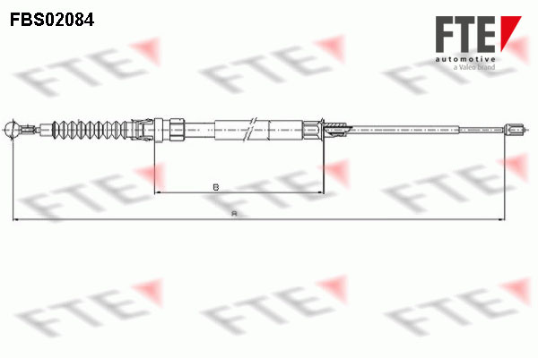 Handremkabel FTE FBS02084