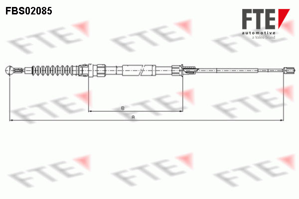 Handremkabel FTE 9250085