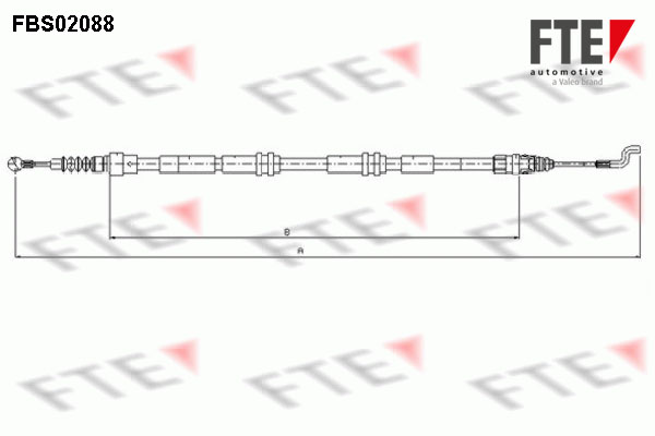 Handremkabel FTE FBS02088