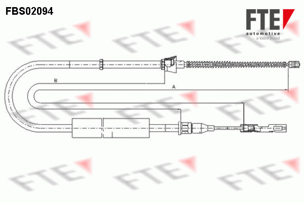 Handremkabel FTE FBS02094