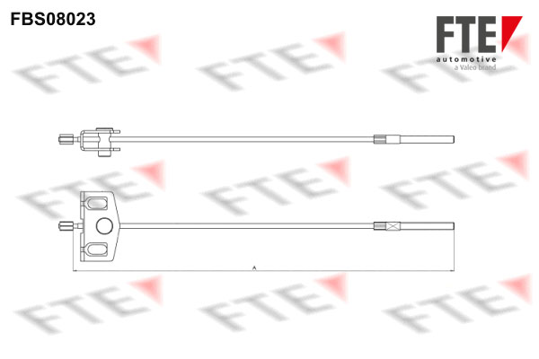 Handremkabel FTE 9250229