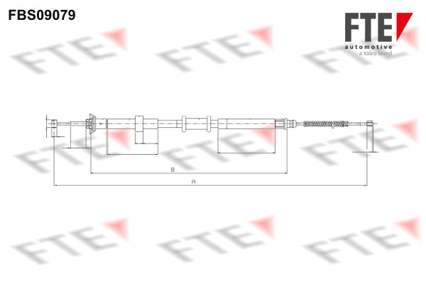Handremkabel FTE 9250299