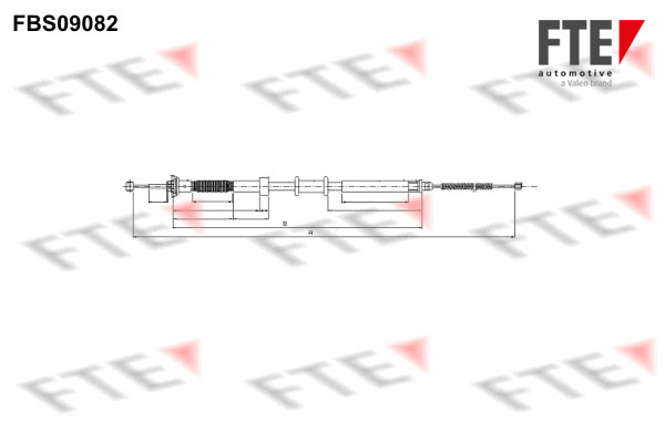 Handremkabel FTE 9250302