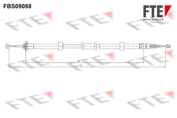 Handremkabel FTE 9250661