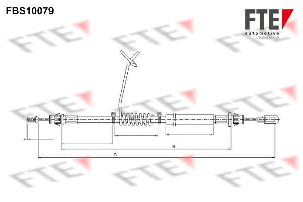 Handremkabel FTE 9250370