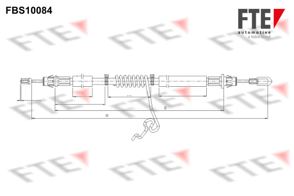 Handremkabel FTE 9250375