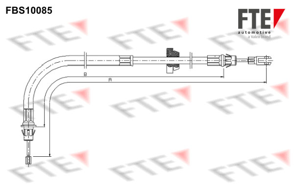 Handremkabel FTE FBS10085