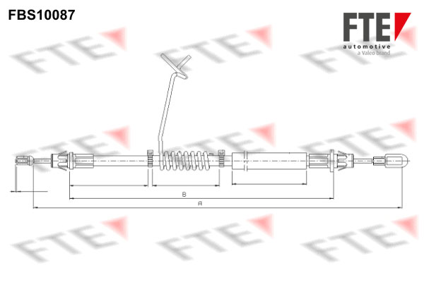 Handremkabel FTE 9250378