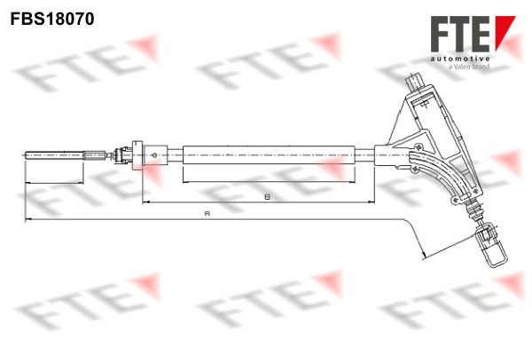 Handremkabel FTE 9250531