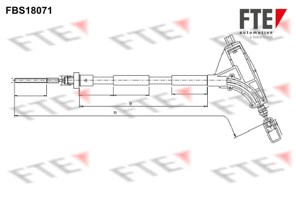 Handremkabel FTE 9250532