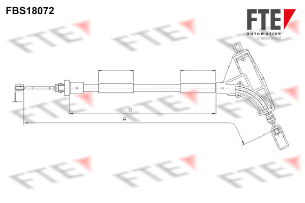 Handremkabel FTE 9250533