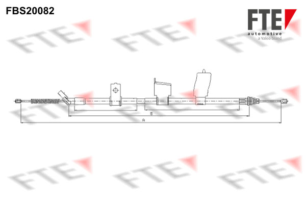 Handremkabel FTE FBS20082