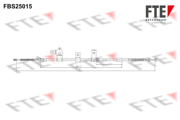 Handremkabel FTE FBS25015