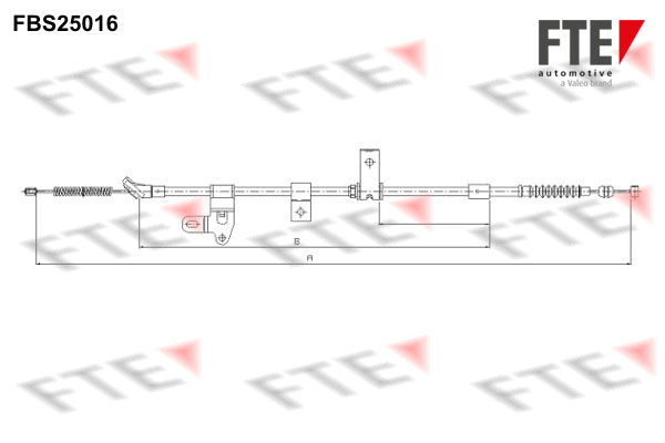 Handremkabel FTE 9250605