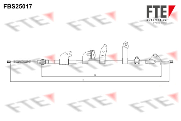 Handremkabel FTE 9250606