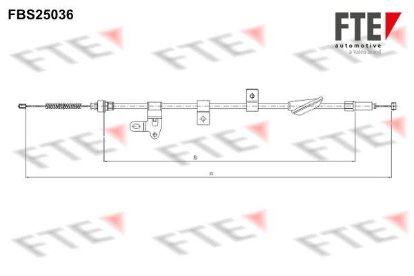 Handremkabel FTE 9250625