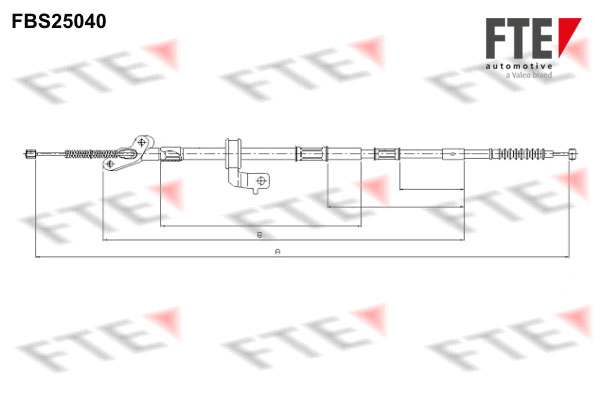 Handremkabel FTE 9250629