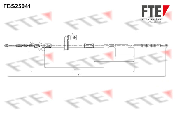Handremkabel FTE FBS25041