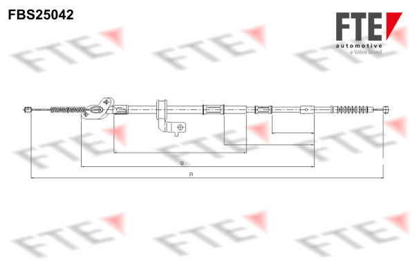 Handremkabel FTE 9250631