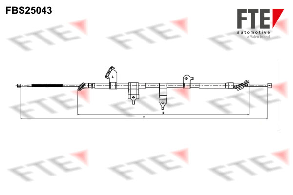 Handremkabel FTE 9250632