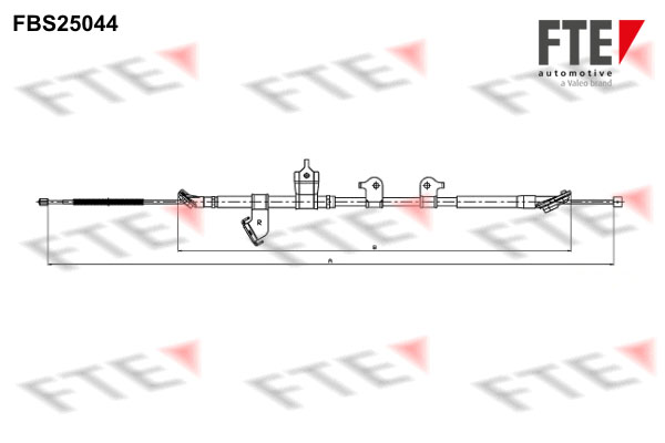 Handremkabel FTE FBS25044