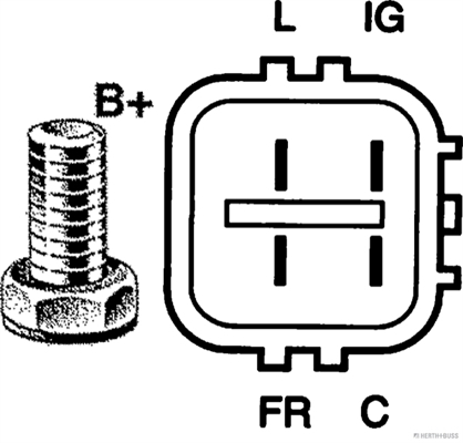 Herth+Buss Jakoparts Alternator/Dynamo J5118031