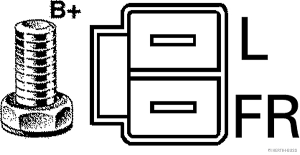Herth+Buss Jakoparts Alternator/Dynamo J5110535