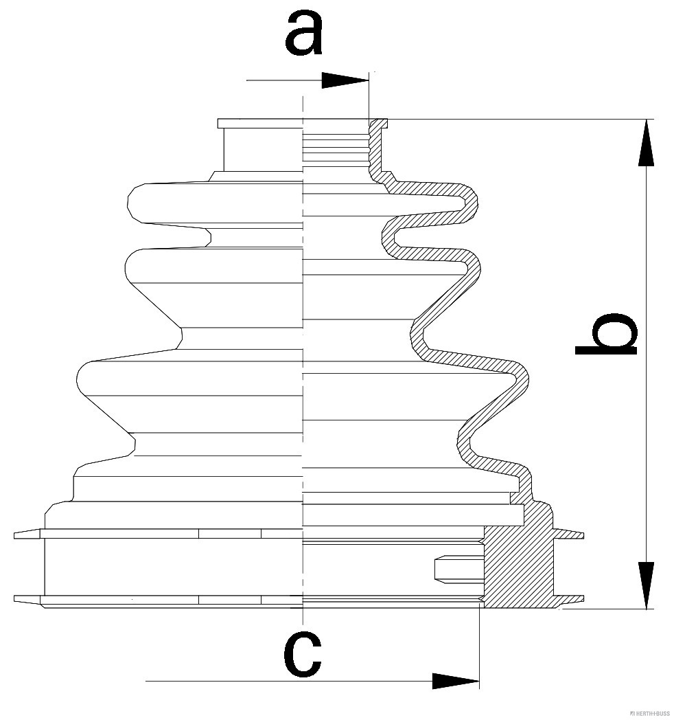 Herth+Buss Jakoparts Aandrijfashoes J2860308