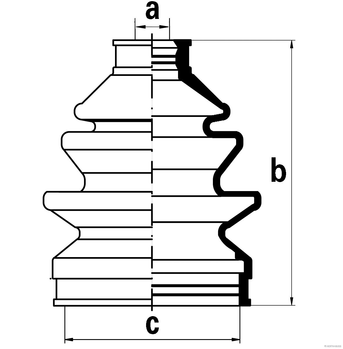 Herth+Buss Jakoparts Aandrijfashoes J2860503