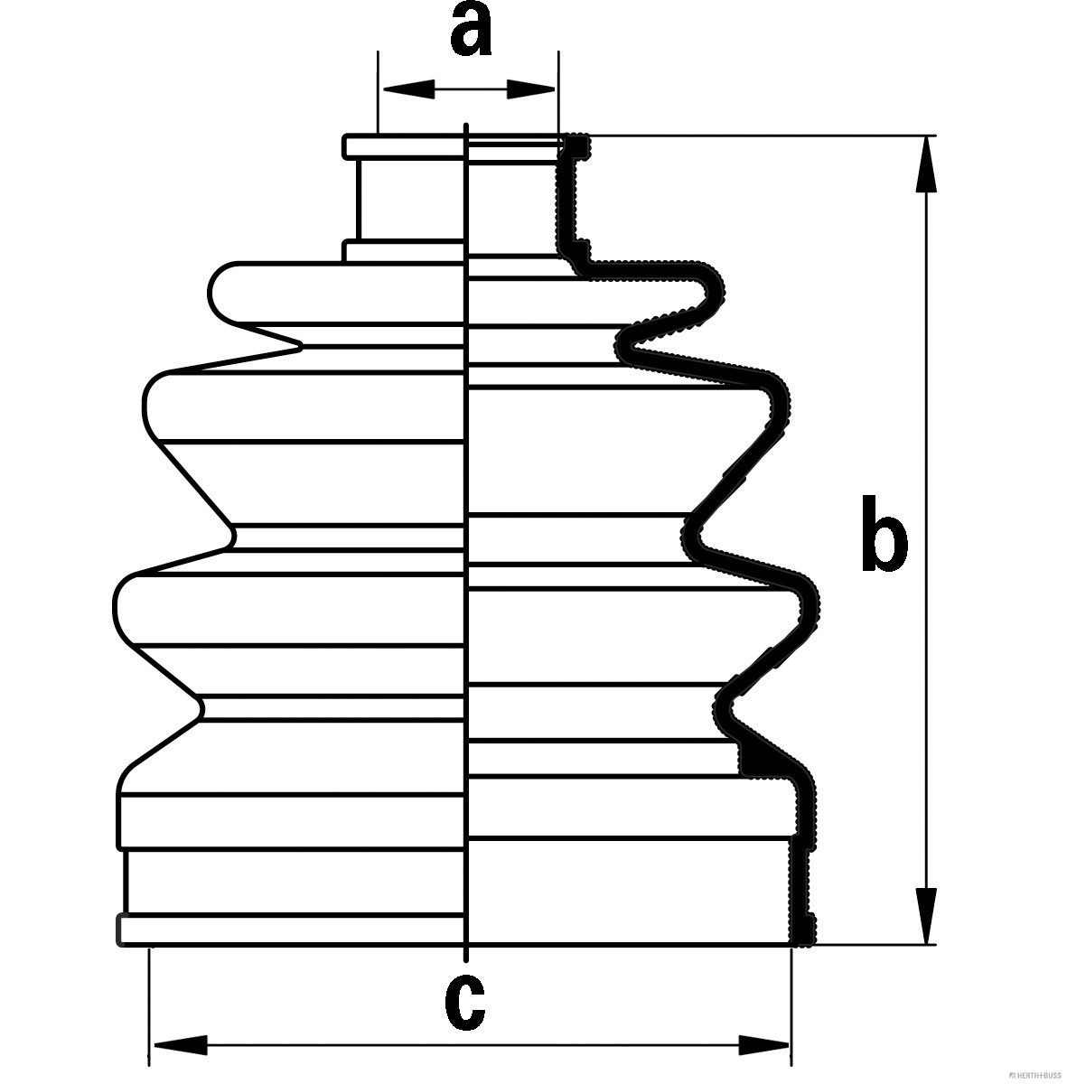 Herth+Buss Jakoparts Aandrijfashoes J2860504