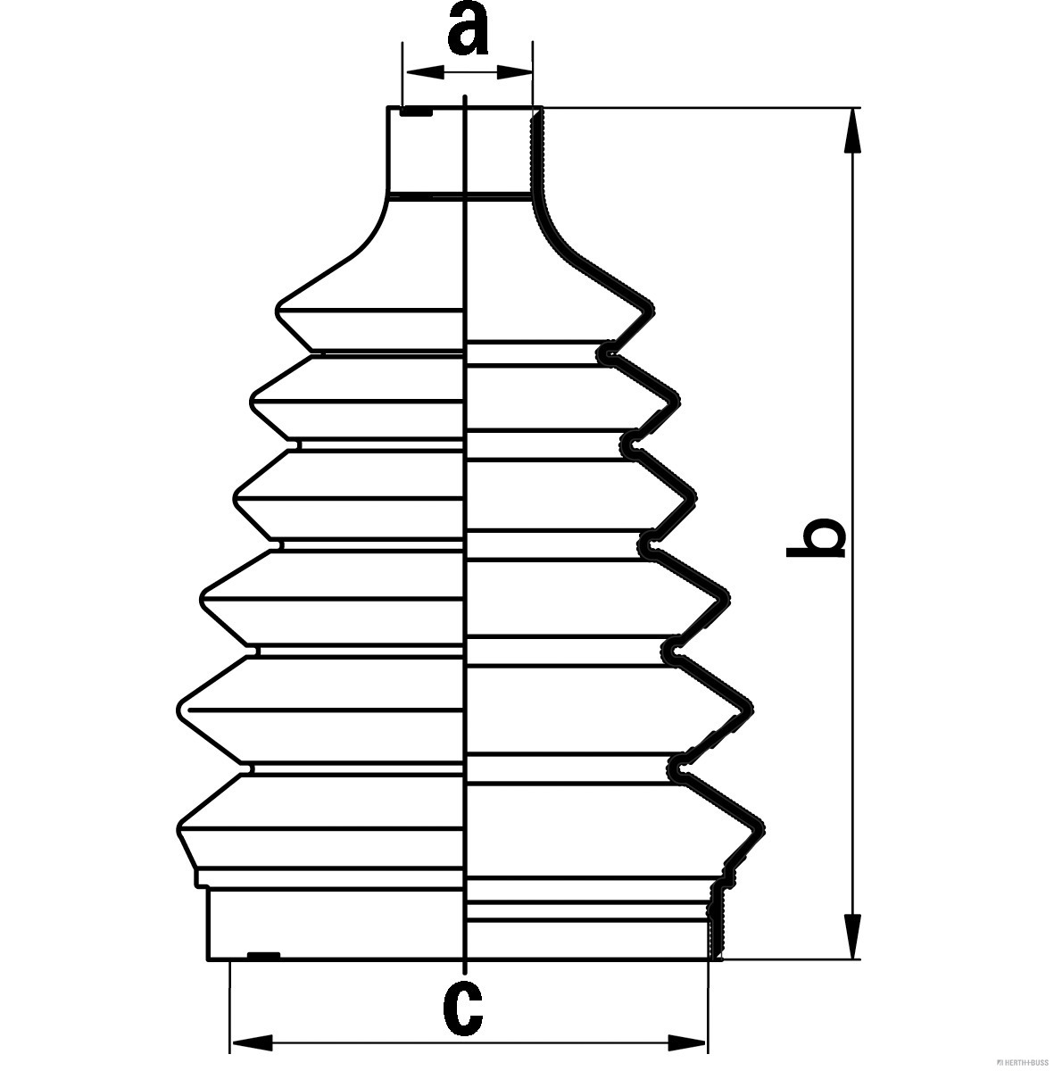 Herth+Buss Jakoparts Aandrijfashoes J2860903