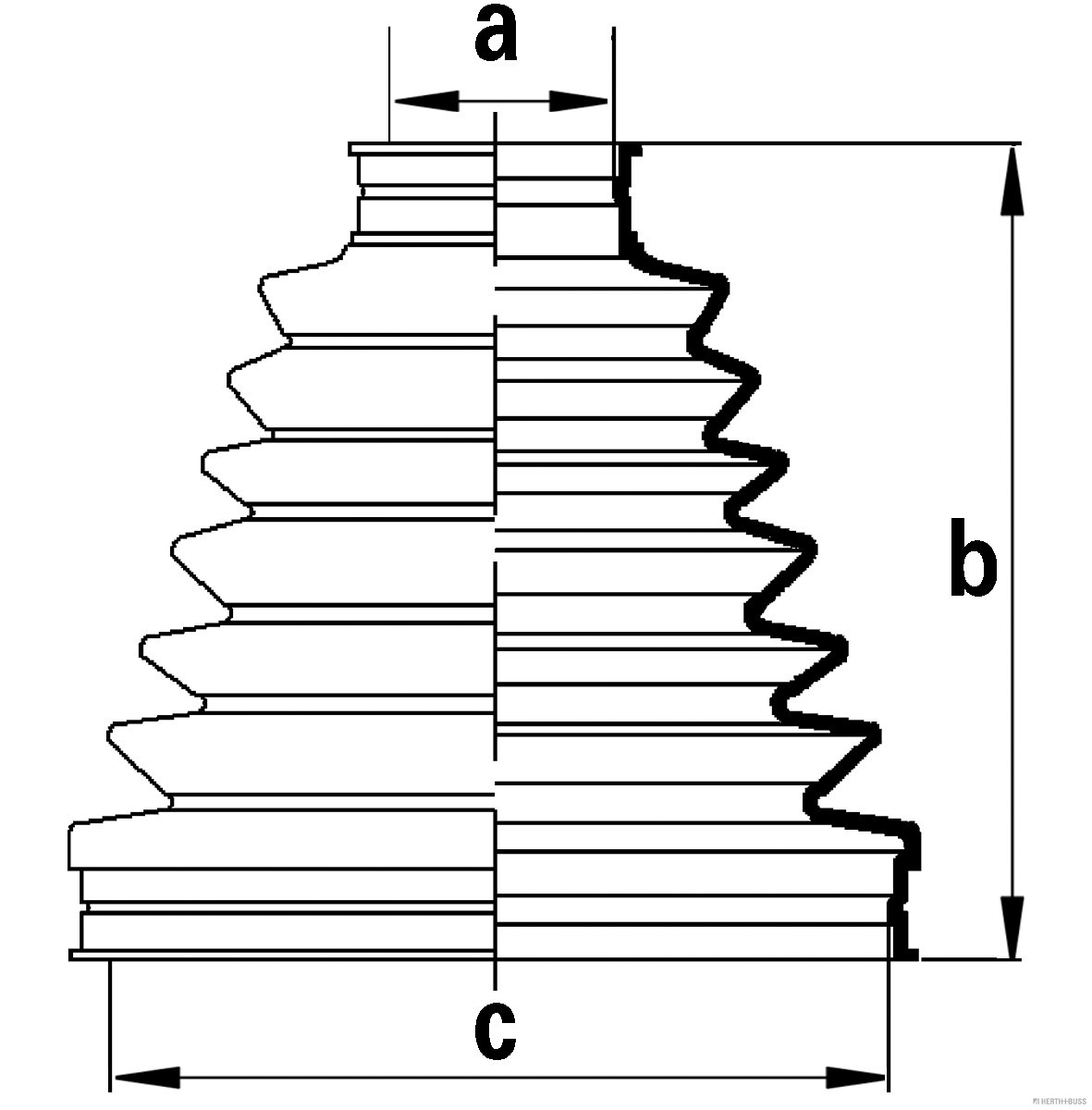 Herth+Buss Jakoparts Aandrijfashoes J2861021