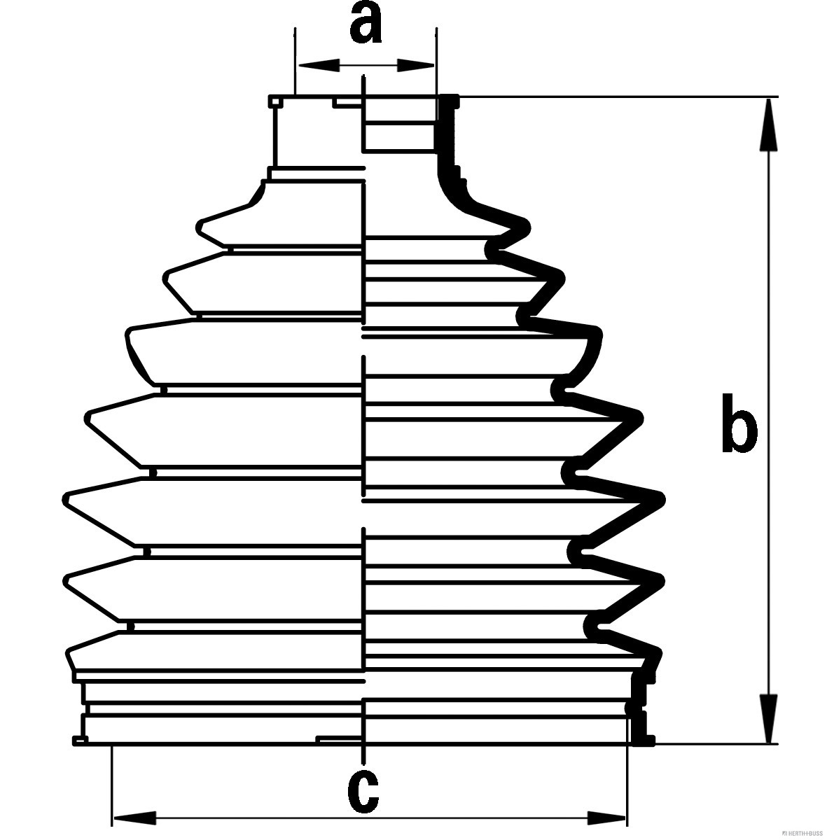 Herth+Buss Jakoparts Aandrijfashoes J2861024