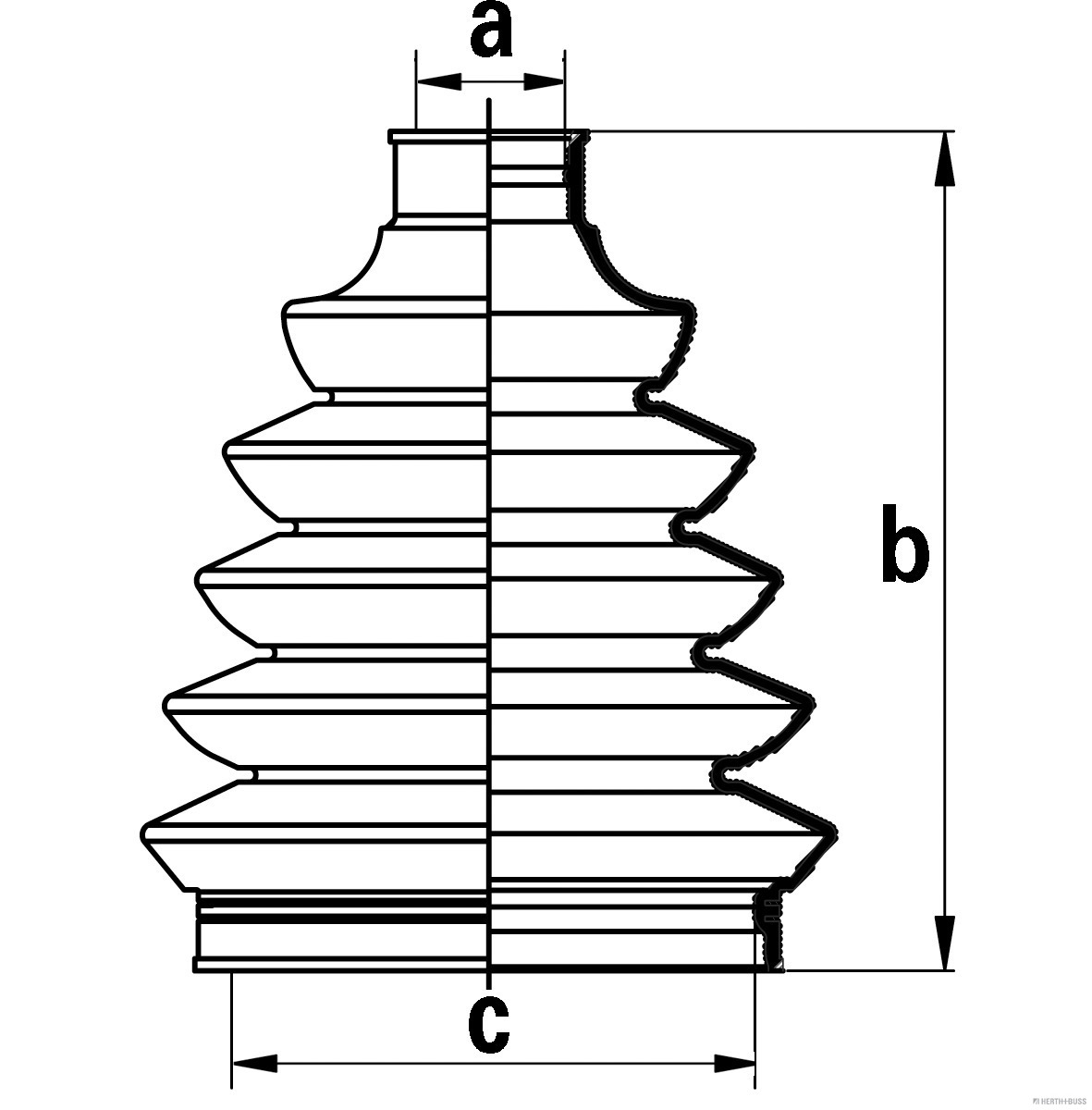 Herth+Buss Jakoparts Aandrijfashoes J2861027