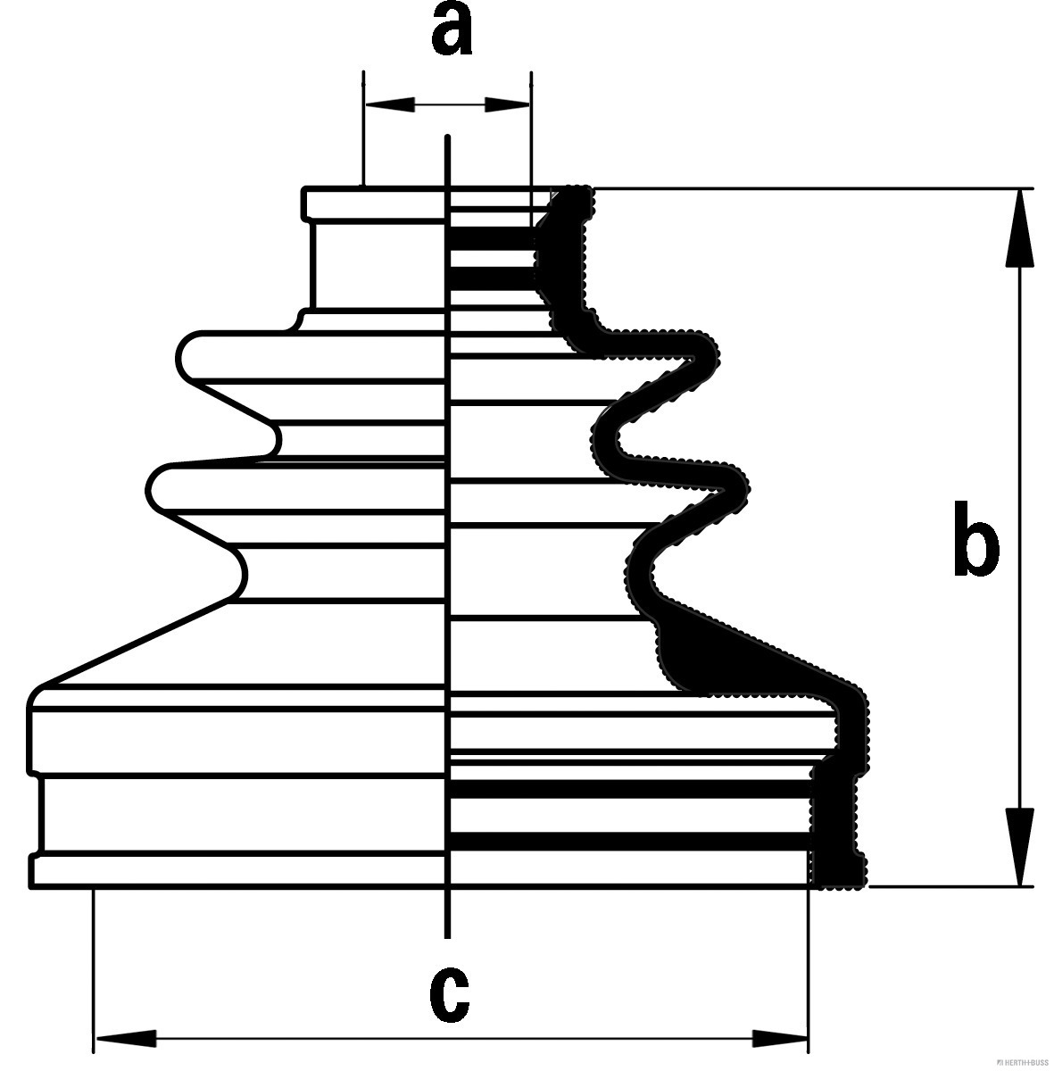 Herth+Buss Jakoparts Aandrijfashoes J2861028